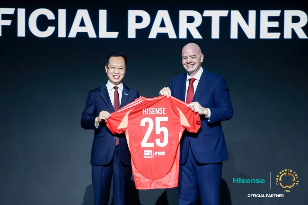 Hisense nomeada primeira Parceira Oficial da Copa do Mundo de Clubes da FIFA 2025™