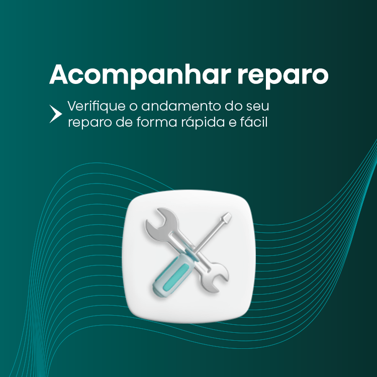 Banner de acompanhar reparo hisense